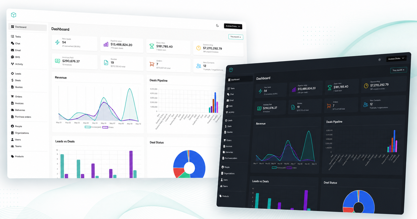 Introducing Laravel CRM v2: New UI, Live Chat, Email Marketing & REST API